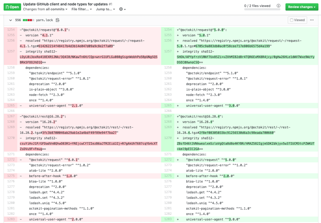 yarn lockfile metadata resolvers